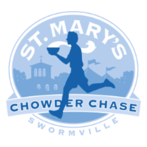 "St. Mary's Chowder Chase" Runner with bowl of soup