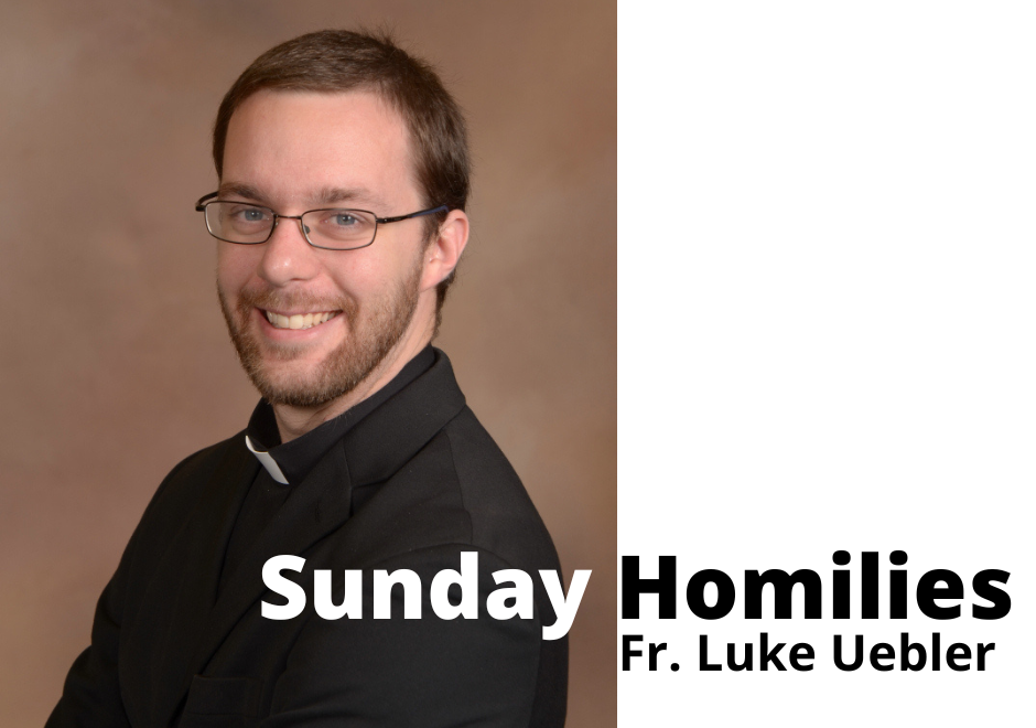 Picture of Fr. Luke, "Sunday Homilies, Fr. Luke Uebler"